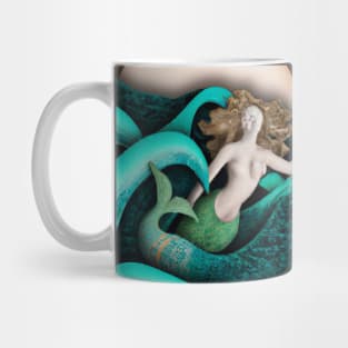 The Mermaid art for sea lovers and ocean lovers who love the ocean and sea creatures Mug